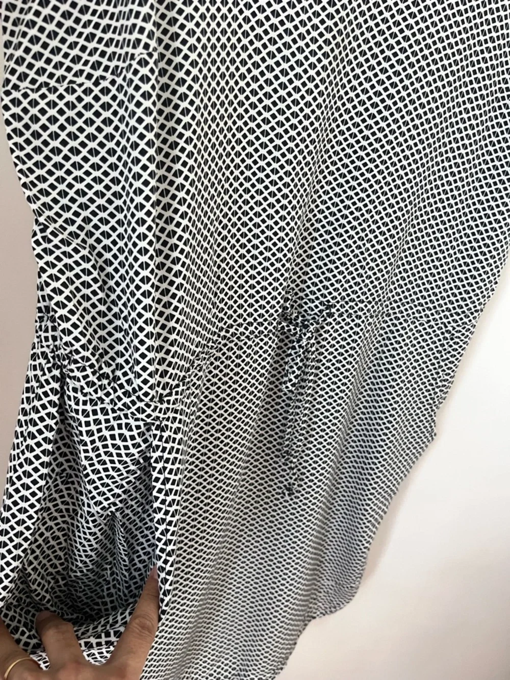 GAP Black & White Polka-Dot Sleeveless Sleep Dress - Picture 3 of 7